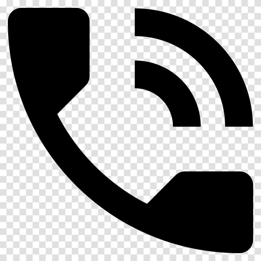 Phone Call Telefono Icon, Logo, Trademark, Stencil Transparent Png