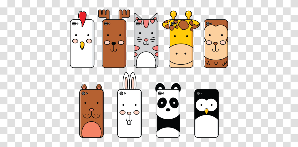 Phone Case Cartoon Animals Cartoon Dieren, Electrical Device, Mobile Phone, Electronics, Cell Phone Transparent Png