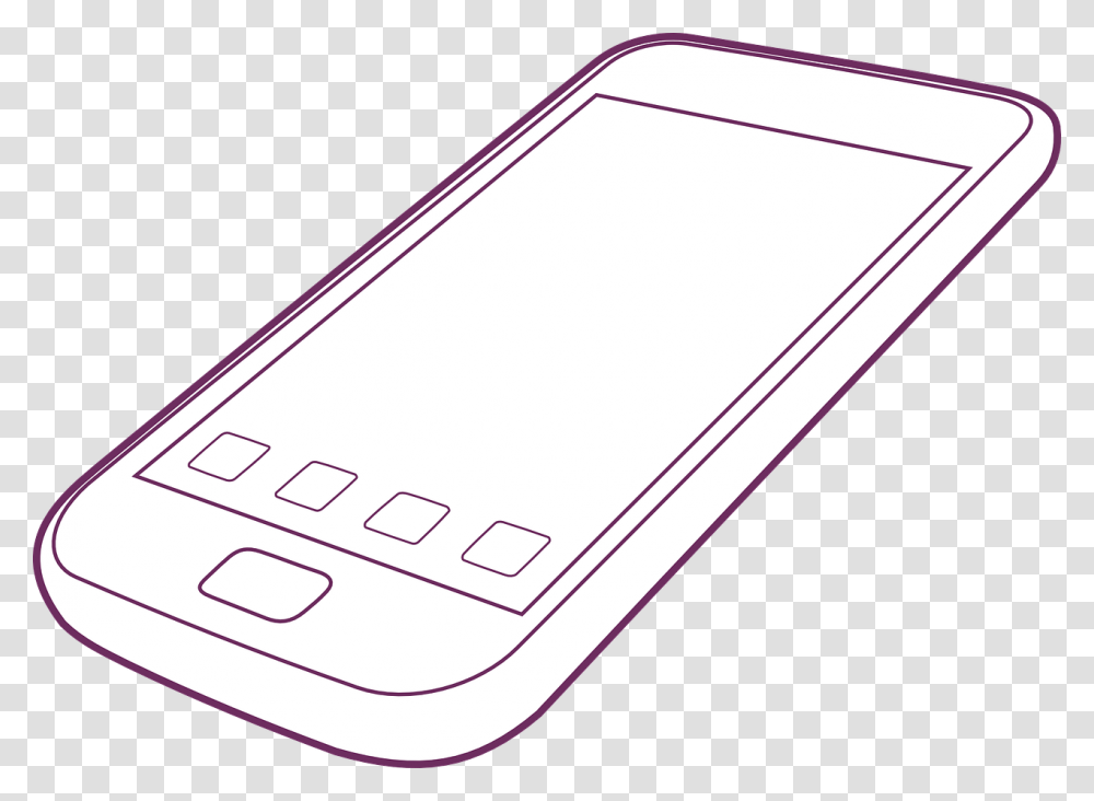 Phone Clipart Black And White, Electronics, Mobile Phone, Cell Phone, Baseball Bat Transparent Png