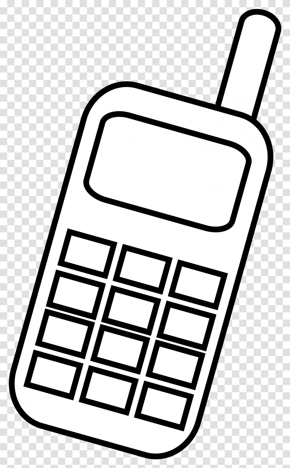 Phone Clipart Icon Cellphone Clip Art Black And White, Electronics, Calculator, Grenade, Bomb Transparent Png