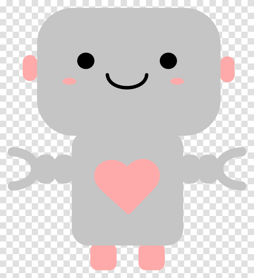 Phone Clipart Kawaii Trans 1117660 Cute Robot, Stencil, Snowman, Outdoors, Face Transparent Png