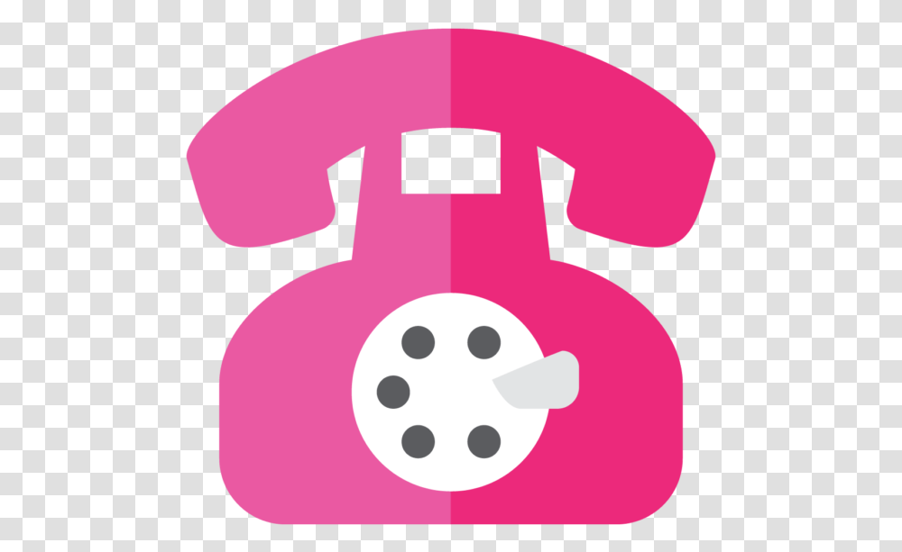 Phone Clipart Pink Free For Download Phone Icon Pink, Electronics, Logo, Symbol, Trademark Transparent Png