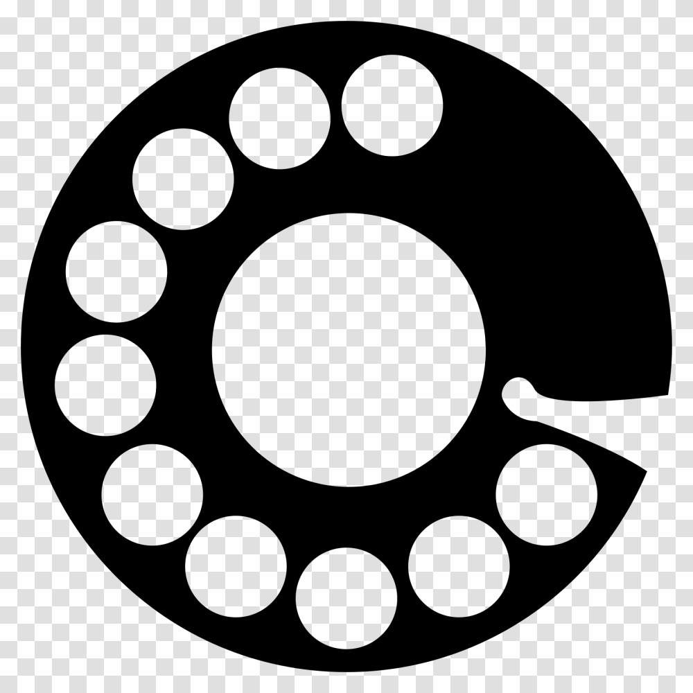 Phone Dial Vector Clipart Image, Gray, World Of Warcraft Transparent Png