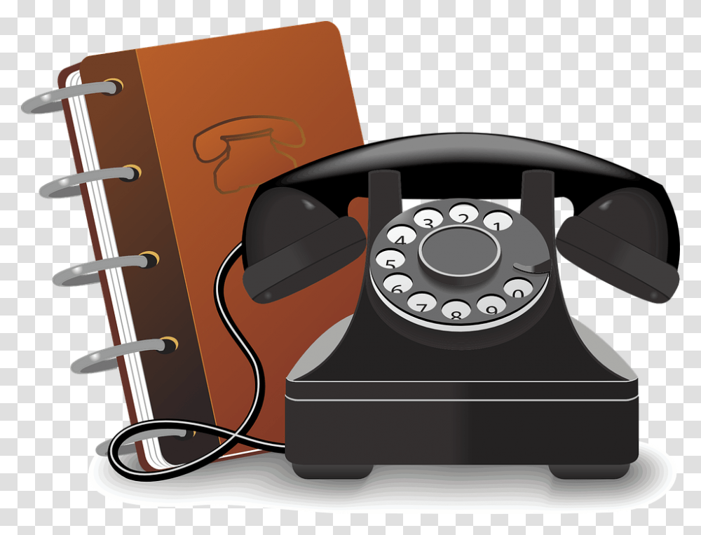 Phone Directory Clipart, Electronics, Dial Telephone Transparent Png