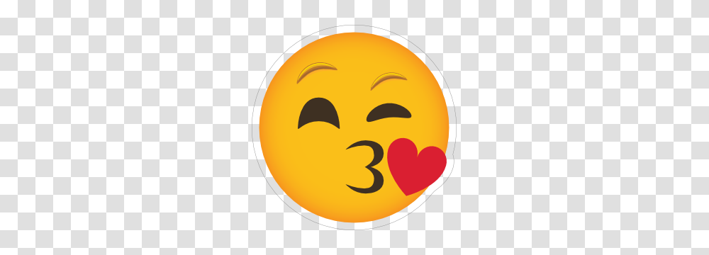 Phone Emoji Sticker Blowing A Kiss, Plant, Angry Birds Transparent Png