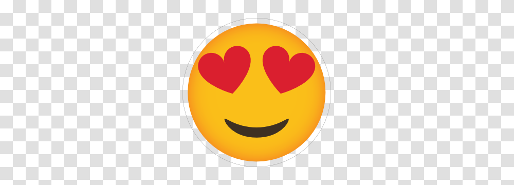 Phone Emoji Sticker Heart Eyes Happy, Banana, Fruit, Plant, Food Transparent Png