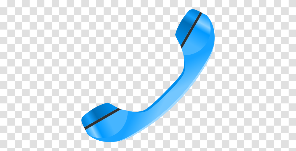 Phone Handle Hd Free Icon Of Snipicons Call Icon Blue, Strap, Stick Transparent Png