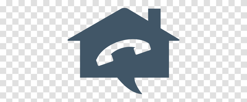 Phone House Real Estate Icon Logo Telefone Horizontal, Cross, Symbol, Animal, Sea Life Transparent Png