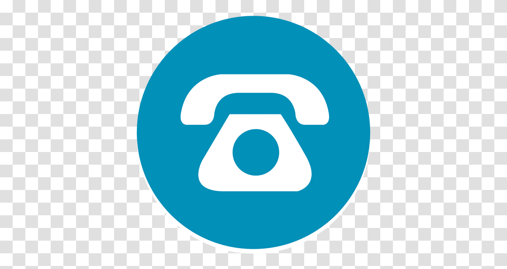Phone Icon Circle Conference Call, Logo, Symbol, Trademark, Text Transparent Png