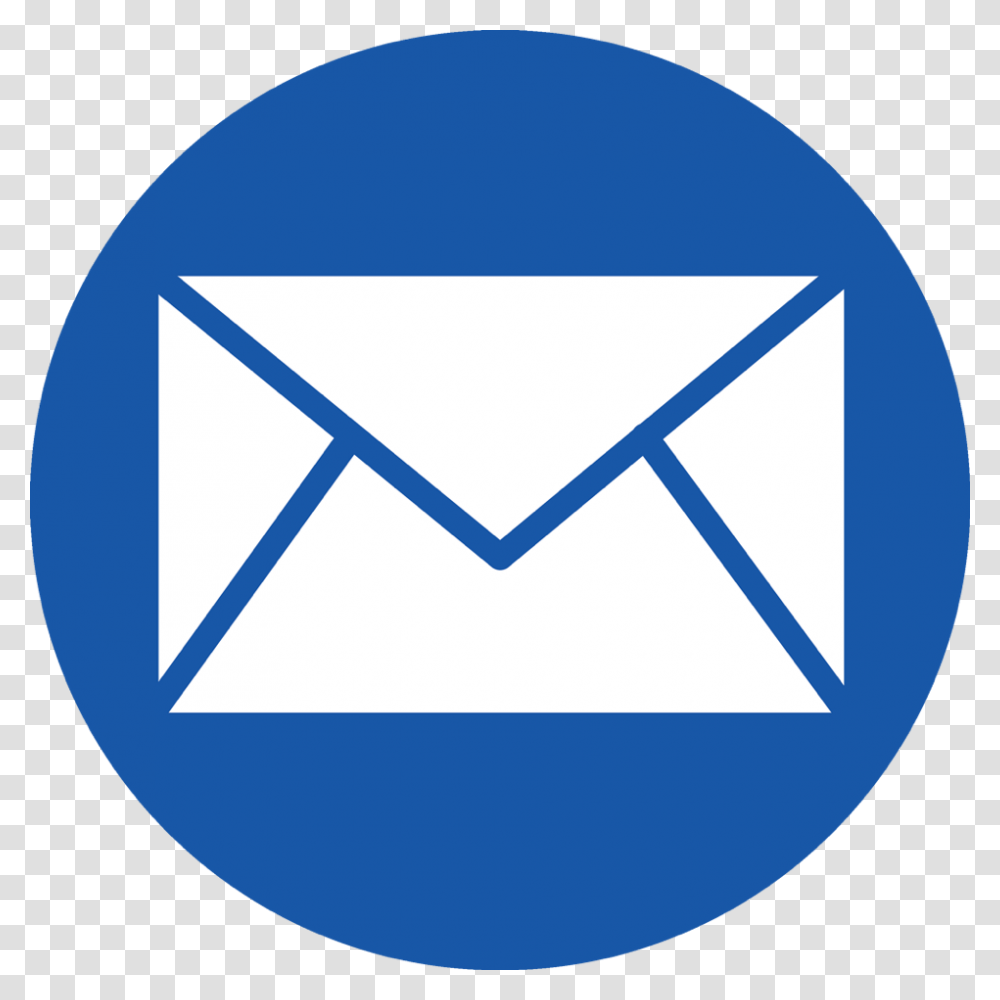 Phone Icon Circle Ltblue Blue Mail Icon, Envelope, Airmail, Balloon Transparent Png