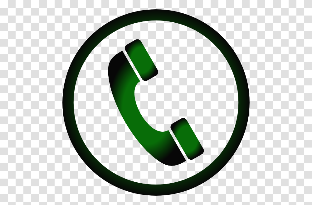 Phone Icon Clip Art Green Phone Icon, Number, Recycling Symbol Transparent Png