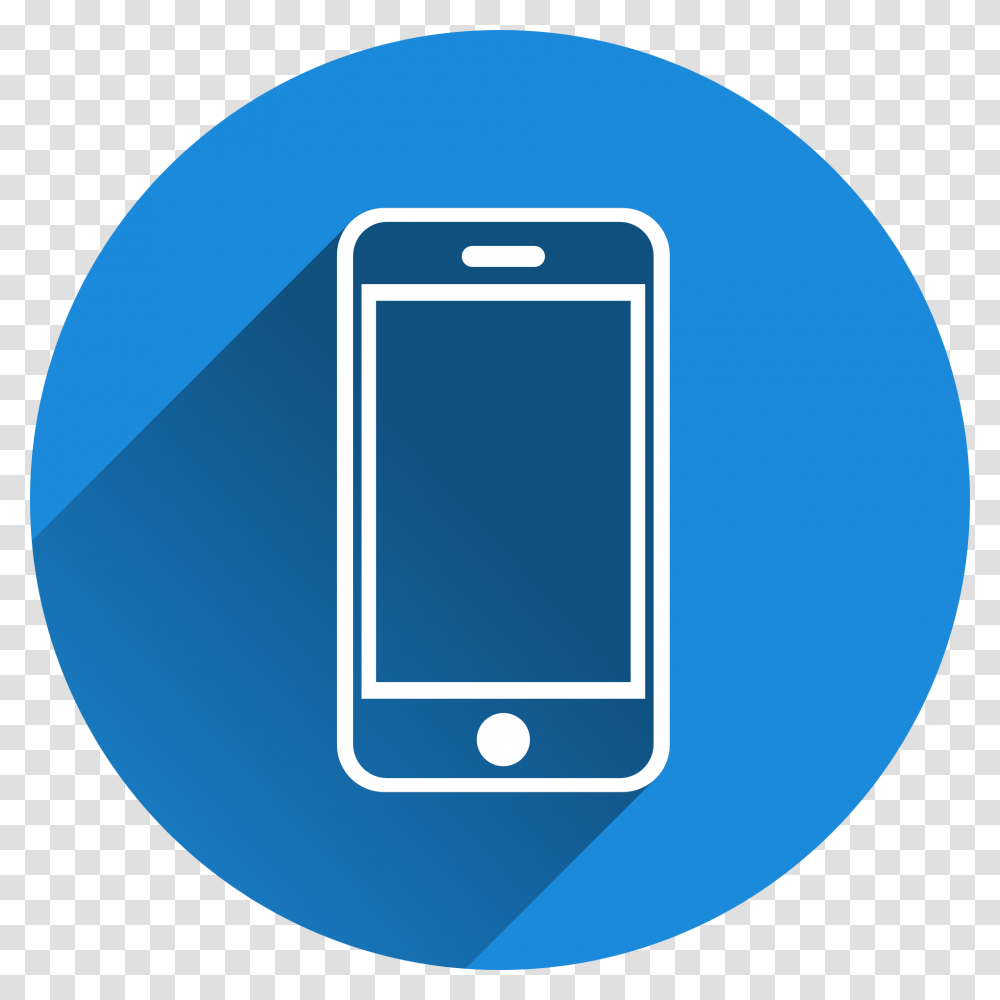 Phone Icon Mobile Phone Mobile Icon Blue, Electronics, Cell Phone, Ipod, Disk Transparent Png