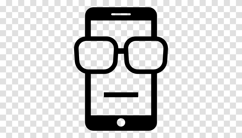 Phone Icons Black, Stencil, Electronics Transparent Png