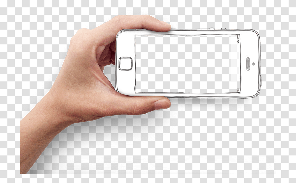 Phone Iphone Hand Freetoedit Mobile Phone, Person, Human, Electronics, Cell Phone Transparent Png