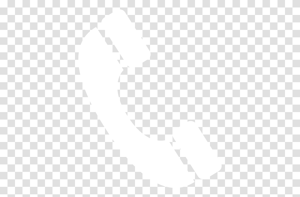 Phone Logo White Image, Text, Symbol, Hand, Hook Transparent Png