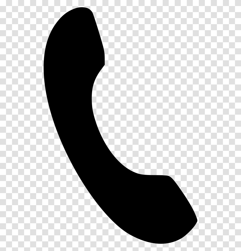 Phone Mobile Ui Telephone Tel Phone Receiver Icon, Footprint, Alphabet, Sock Transparent Png