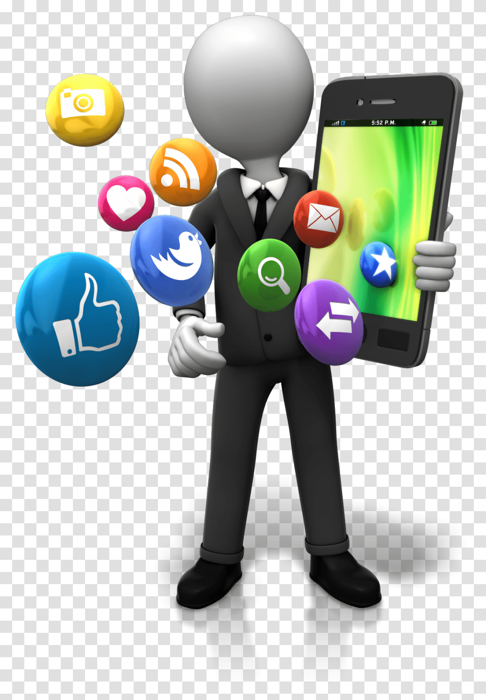 Phone Over Keyboard Icon Images Creative Mobile App Development, Toy, Juggling, Crowd, Photography Transparent Png