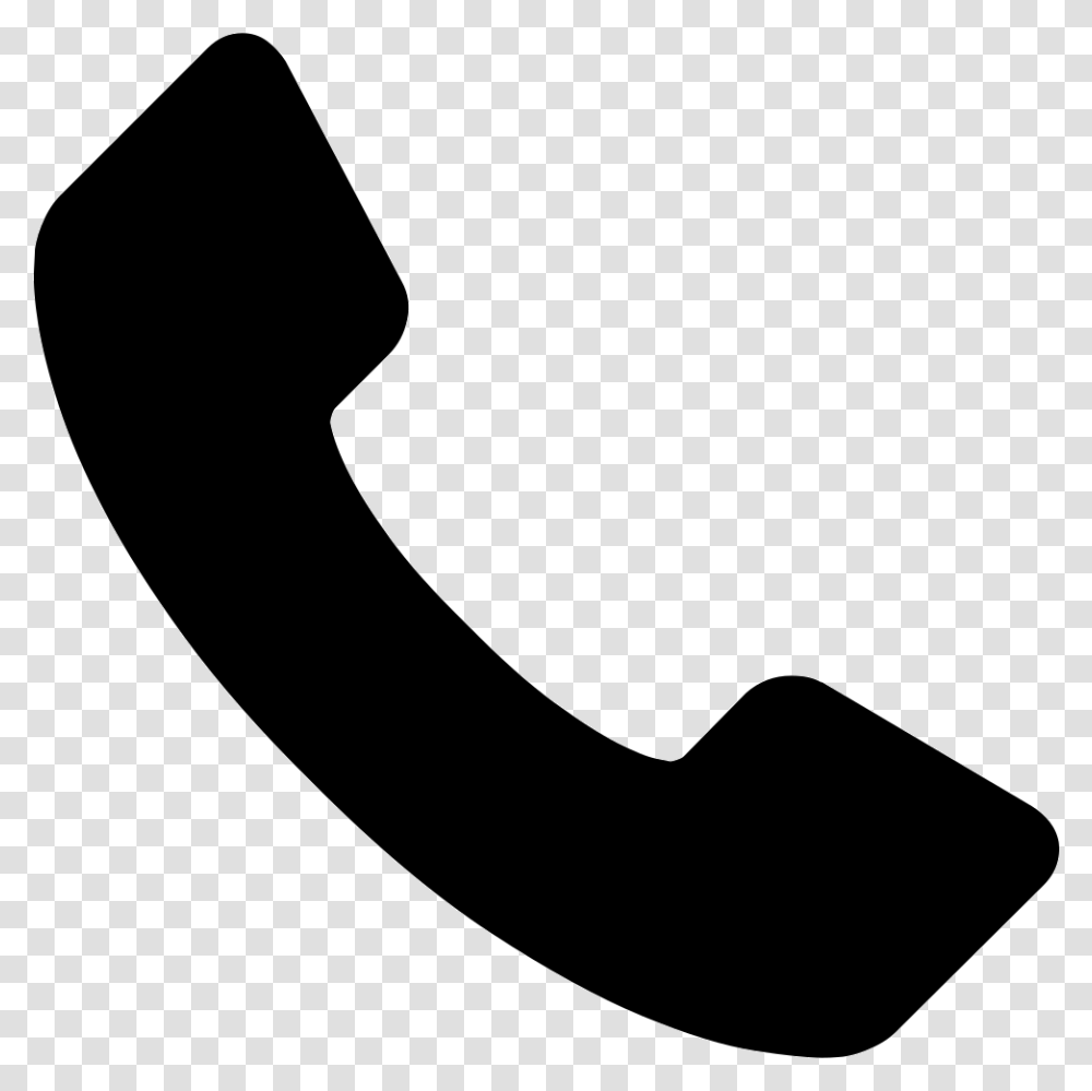 Phone Receiver Phone Icon Vector Blue, Hook, Silhouette, Sock Transparent Png