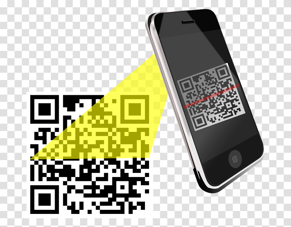Phone Scanning Qr Code, Mobile Phone, Electronics, Cell Phone Transparent Png