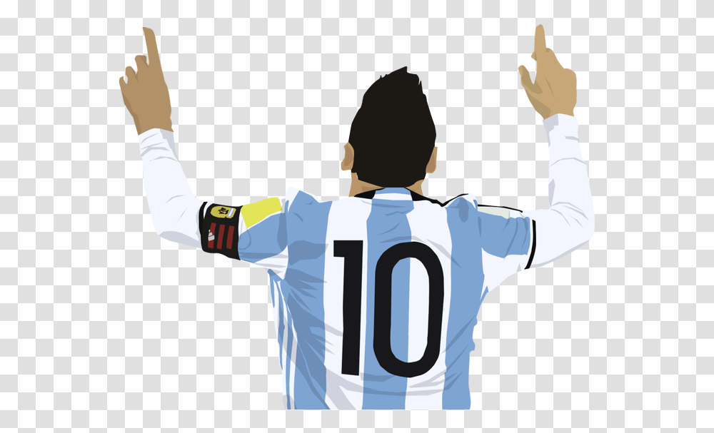 Phone Sticker Football Messi, Person, Shirt, People Transparent Png