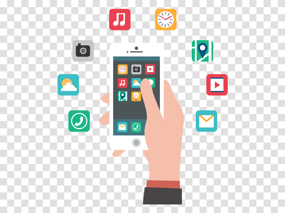 Phone Vector Mobile Apps Design, Mobile Phone, Electronics, Cell Phone, Iphone Transparent Png