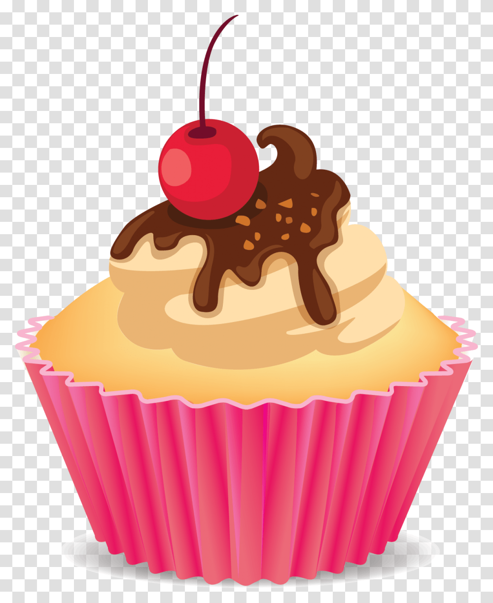 Phone Wallpaper Happy Birthday, Cupcake, Cream, Dessert, Food Transparent Png