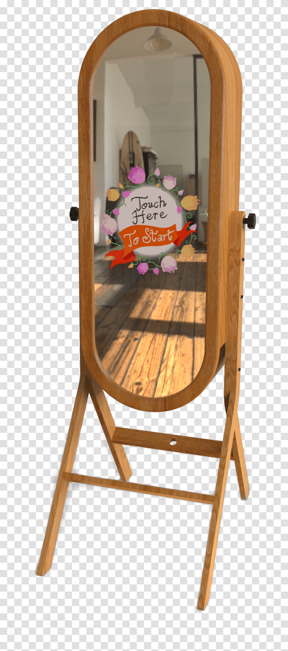 Phonix Magic Mirror Photobooth - The Plywood, Chair, Furniture, Canvas Transparent Png
