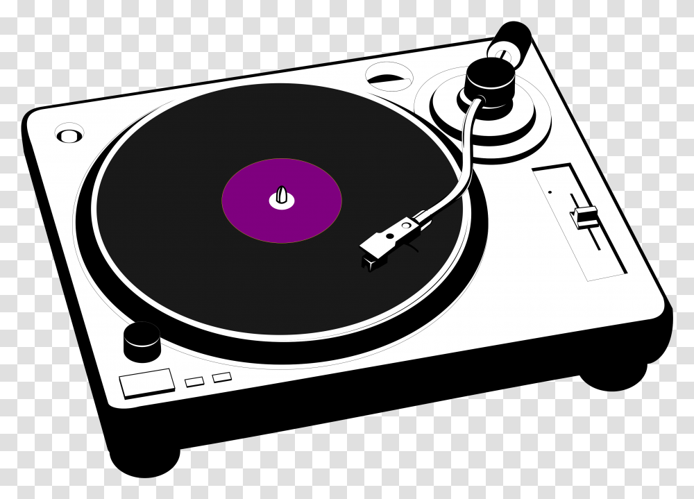 Phonograph Disc Jockey Clip Art Cartoon Turntable Record Player Vinyl Clipart, Electronics, Cooktop, Indoors, Cd Player Transparent Png