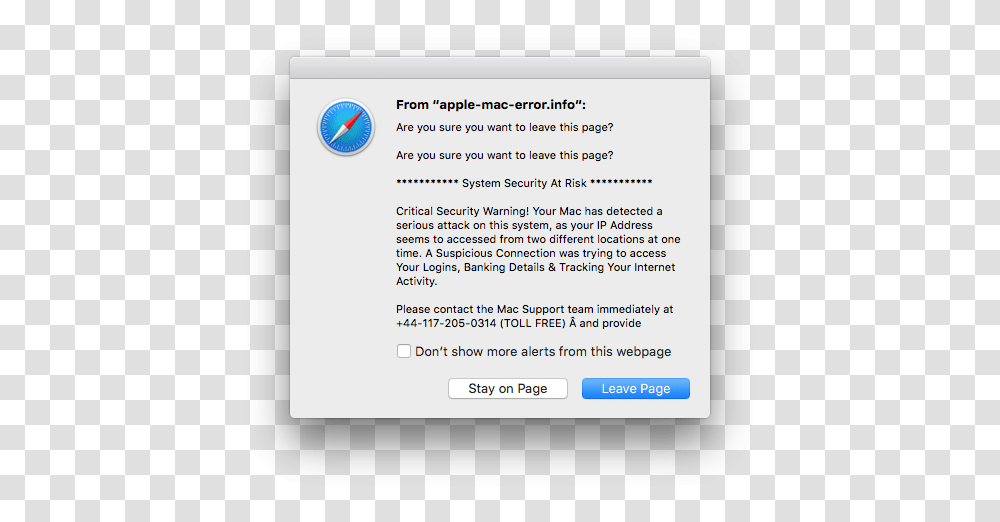Phony Tech Support Ransomware Popup... Apple Community Dot, Text, Page, Word, Paper Transparent Png
