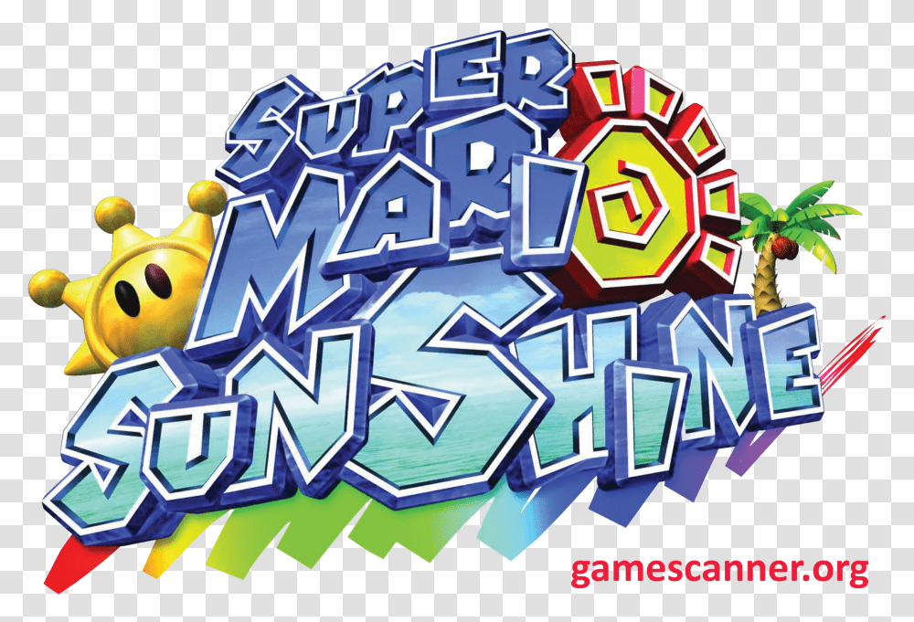Photo 157 Of 186 Video Game Logos Super Mario Sunshine Arcade 2, Graphics, Art, Graffiti, Text Transparent Png