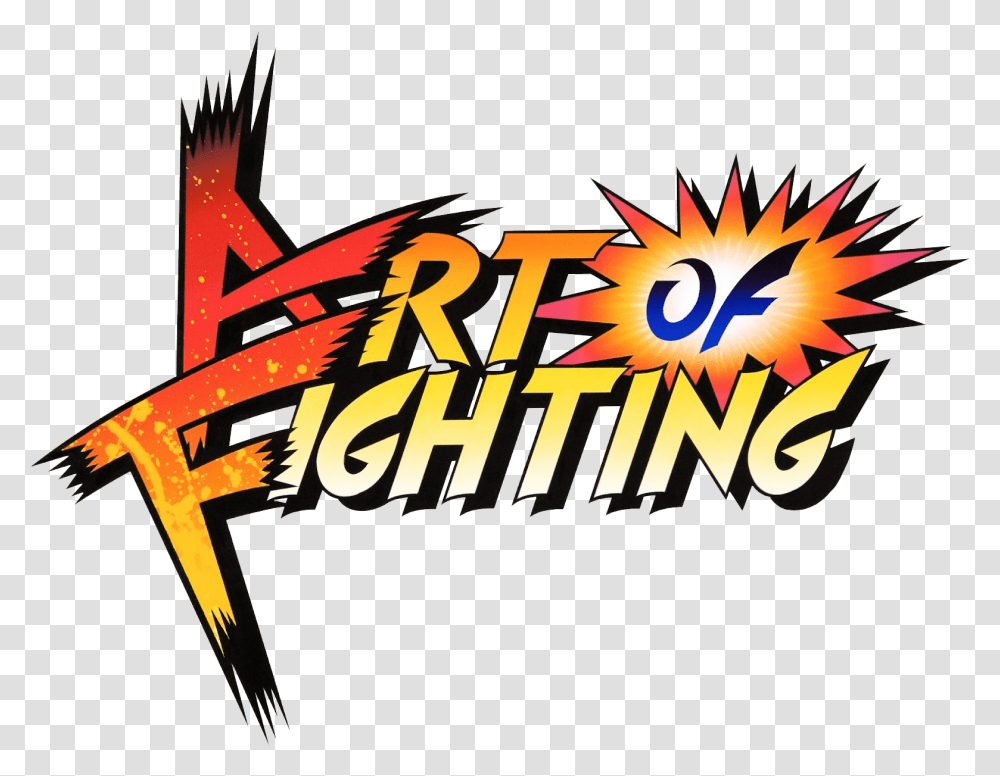 Photo 4 Of 186 Video Game Logos Art Of Fighting Anthology Ps2, Symbol, Trademark, Text, Light Transparent Png