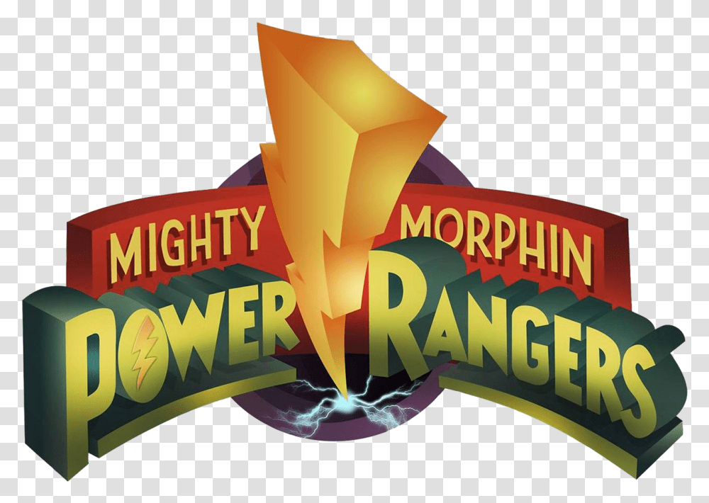 Photo 75 Of 187 Video Game Logos Mighty Morphin Power Rangers Logo, Text, Plant, Food, Beverage Transparent Png