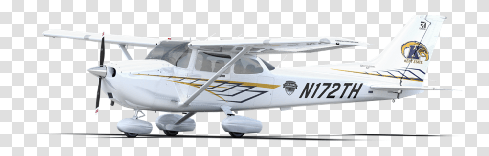 Photo Aircraft Cessna 172 Top Hawk Kent State University, Airplane, Vehicle, Transportation, Seaplane Transparent Png