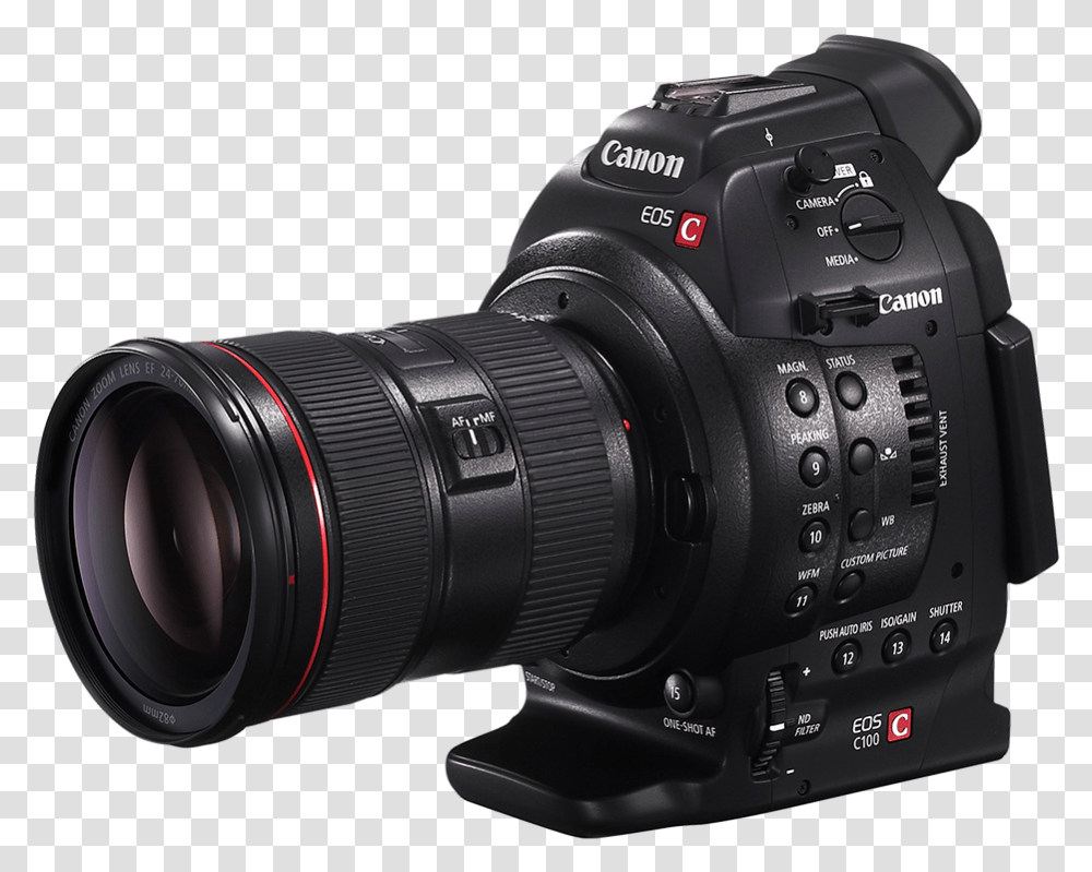 Photo Camera High Quality Canon C100 Mark Ii, Electronics, Digital Camera, Video Camera Transparent Png