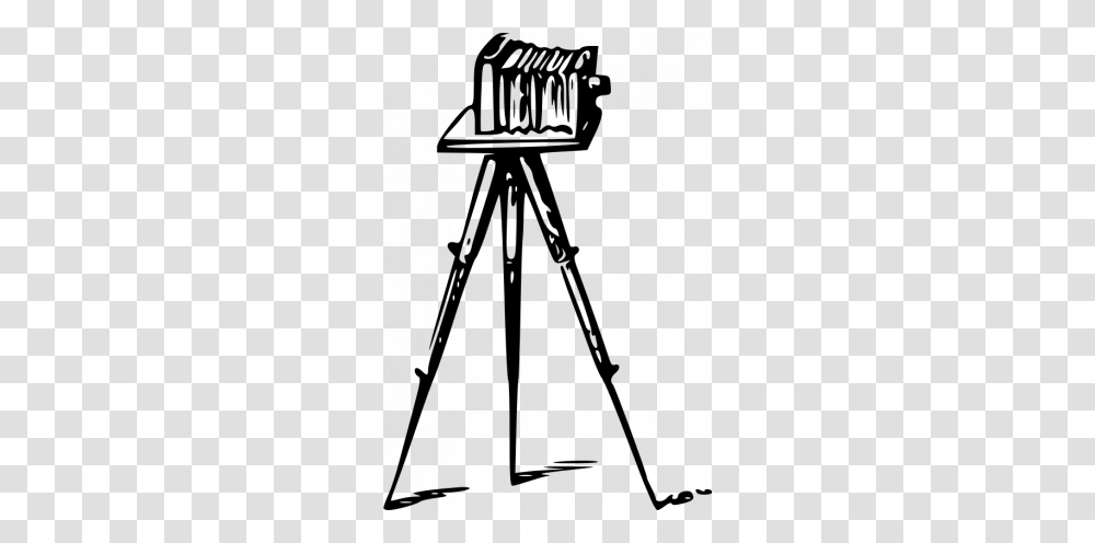 Photo Camera On A Tripod Vector Clip, Gray, World Of Warcraft Transparent Png