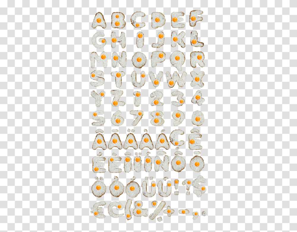Photo Eggs Font Alphabet Typography, Number, Rug Transparent Png