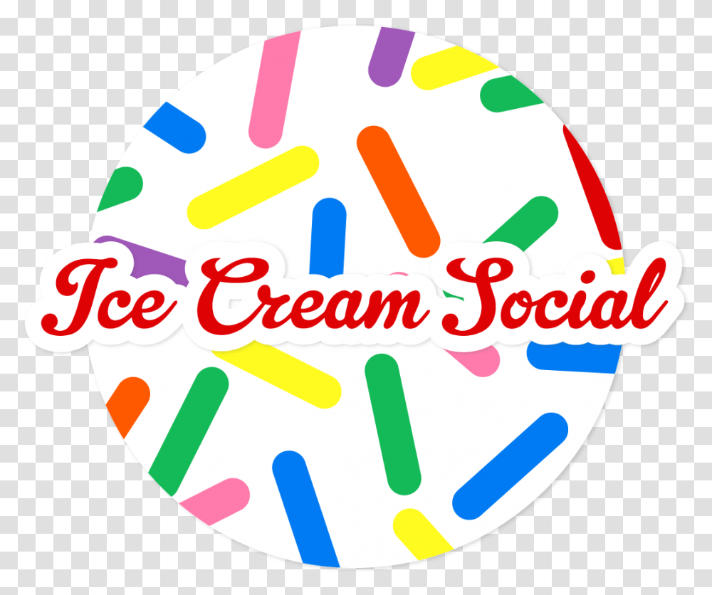 Photo For Ice Cream Social Ice Cream Social, Label, Logo Transparent Png