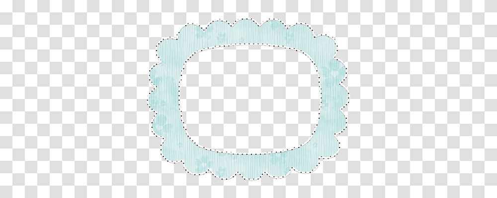 Photo Frame Oval, Lace Transparent Png