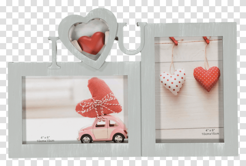 Photo Heart Frame Heart, Car, Wheel, Home Decor, Label Transparent Png