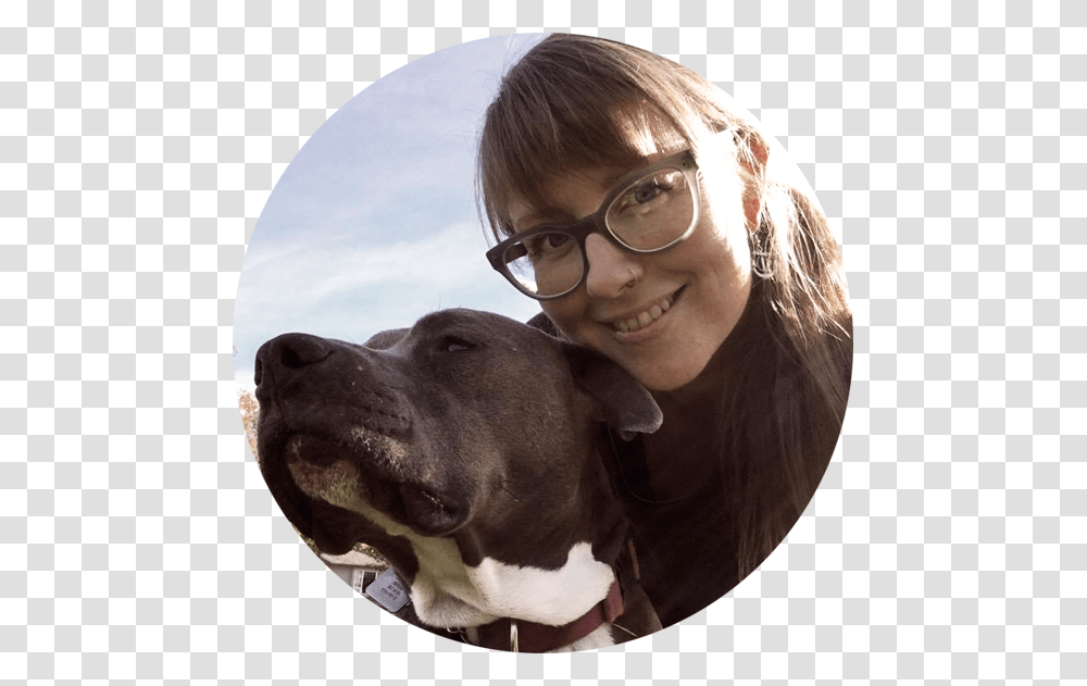 Photo Message Companion Dog, Person, Glasses, Accessories, Canine Transparent Png