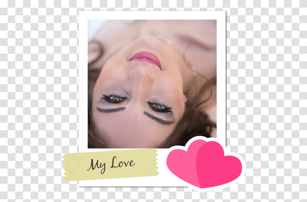 Photo Montage Polaroid With Text Love Quotes, Face, Person, Head, Female Transparent Png