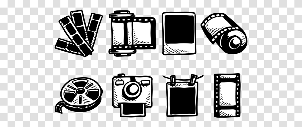 Photo Negative Icons Vector Rollo Fotografico Icon, Electronics, Helmet, Apparel Transparent Png