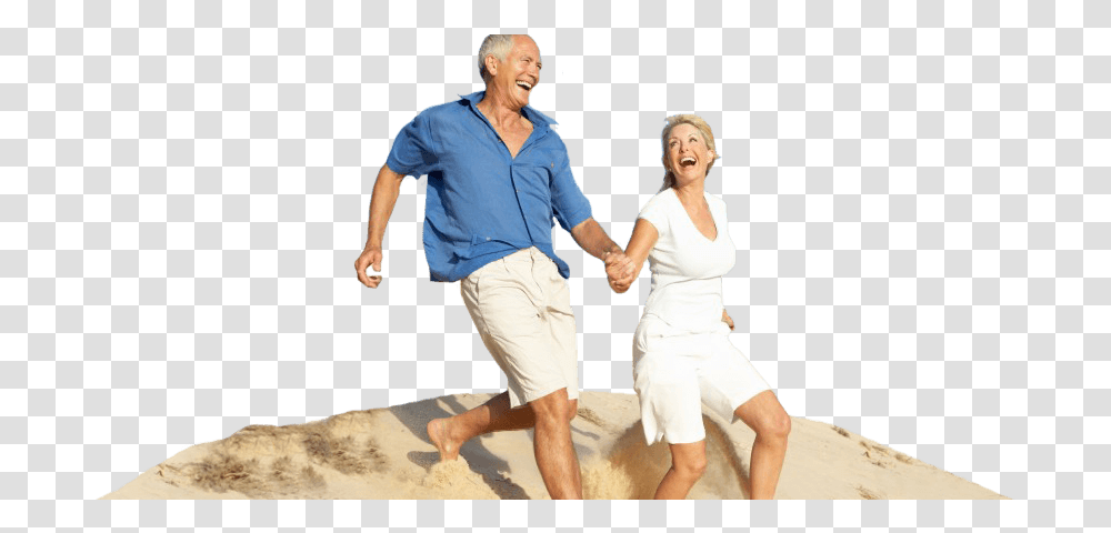Photo Of A Happy Older Couple On A Beach Vacation, Person, Shorts, People Transparent Png