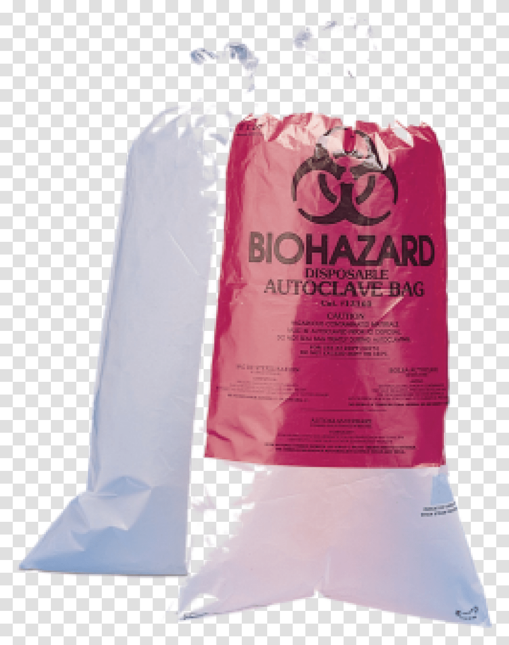 Photo Of Bel Art Clear Biohazard Disposal Bags Waste, Plant, Food, Paper Transparent Png