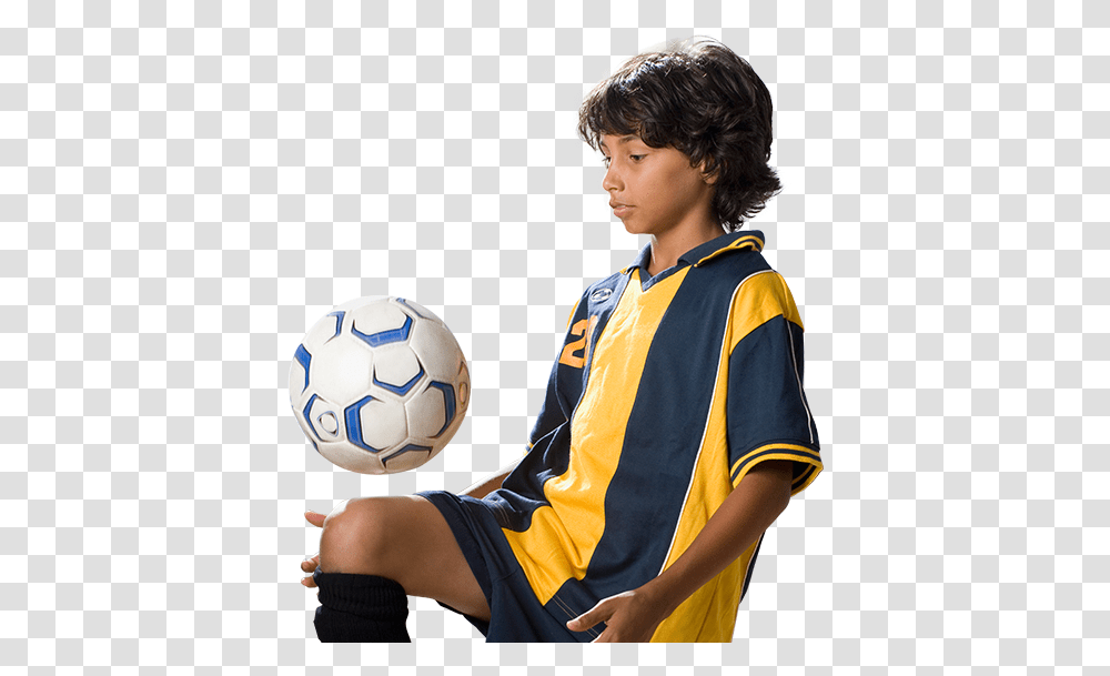 Photo Of Boy Playing Soccer Women's Football, Person, Human, Soccer Ball, Team Sport Transparent Png