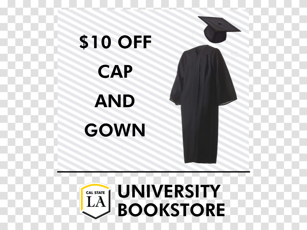 Photo Of Cap And Gown In Black Academic Dress, Person, Human, Graduation Transparent Png