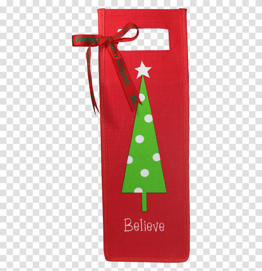 Photo Of Cloth Holiday Wine Gift Bags Christmas Tree, Tie, Accessories, Home Decor Transparent Png