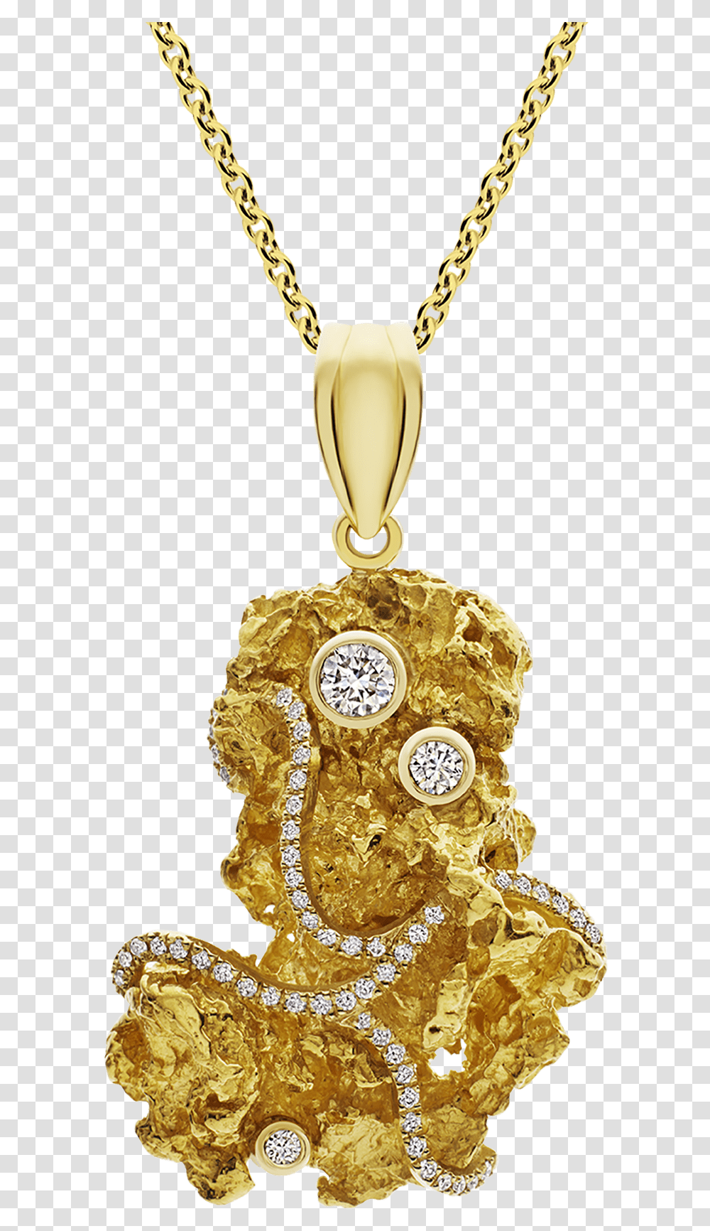 Photo Of Diamond Nugget Pendant Gold Nugget Pearl Pendant, Locket, Jewelry, Accessories, Accessory Transparent Png