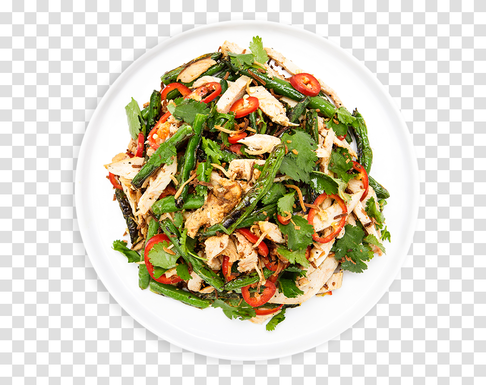 Photo Of Pineapple Chicken Green Bean Garden Salad, Plant, Produce, Food, Vegetable Transparent Png