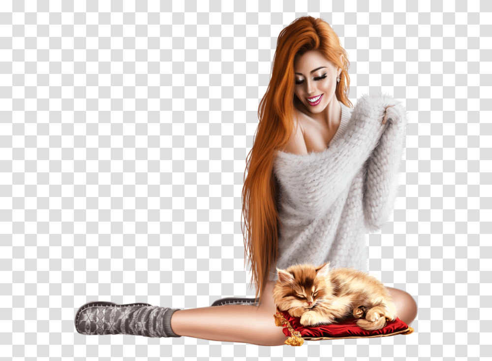 Photo Shoot, Sleeve, Cat, Person Transparent Png